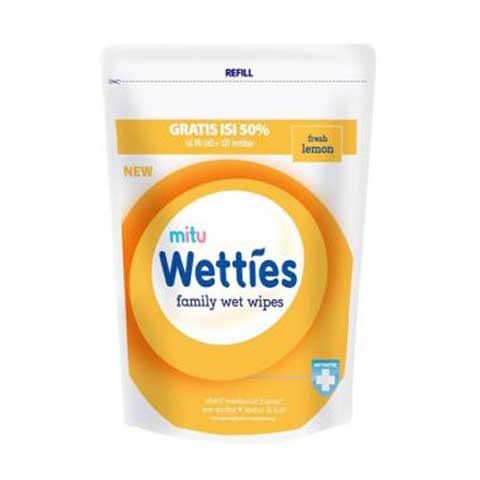 MITU WET TISSUE LEMON REF 120 90s